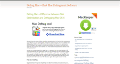 Desktop Screenshot of defragmac.org